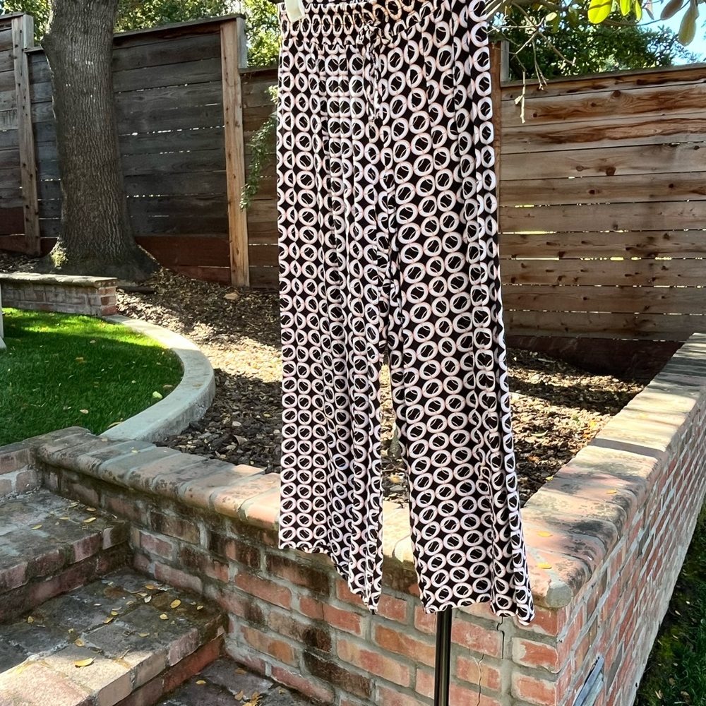 Black and White Patterned Pants